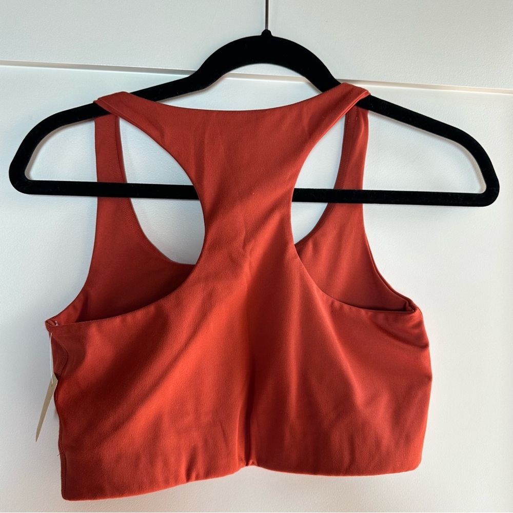 Girlfriend Collective Terracotta Sports Bra - Picture 3 of 3